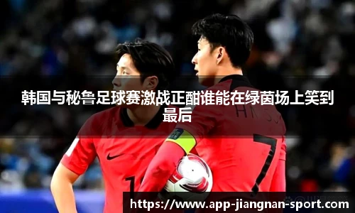 韩国与秘鲁足球赛激战正酣谁能在绿茵场上笑到最后
